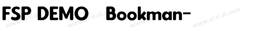 FSP DEMO   Bookman字体转换